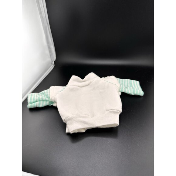 Vtg Cabbage Patch Kids Green Teal White Stripe 1983 Track Suit Coleco Shirt Top - Picture 4 of 9